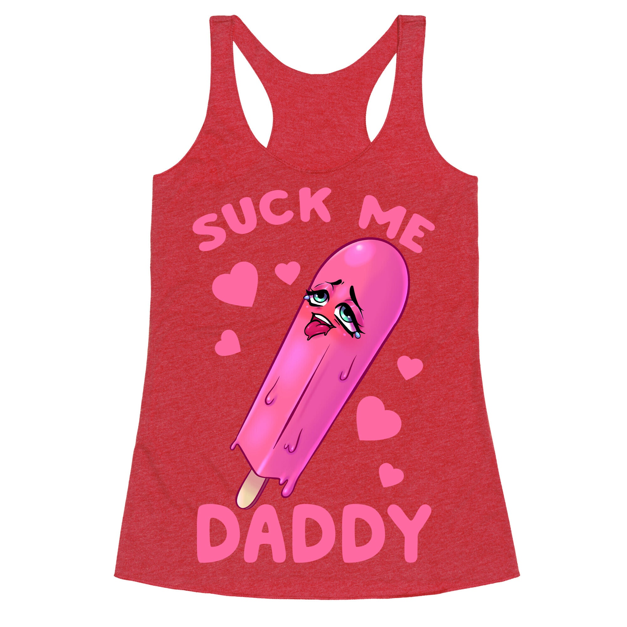 Suck Me Daddy Racerback Tank